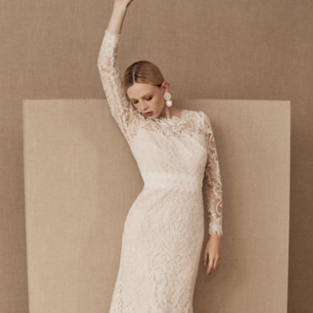 Tadashi Shoji x BHLDN Didion Wedding Gown lace